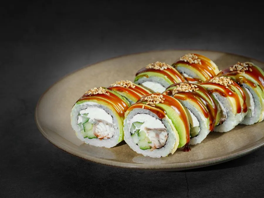 Зеленый дракон унаги