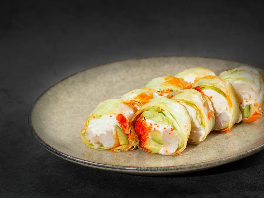 Ролл Без риса с креветкой