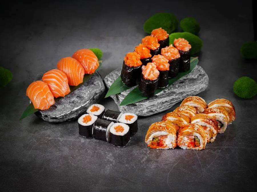 сет Лосось на закате