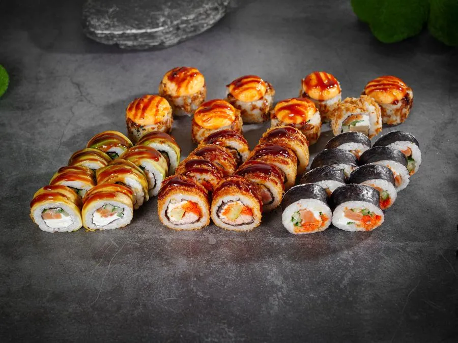 сет Всё с лососем