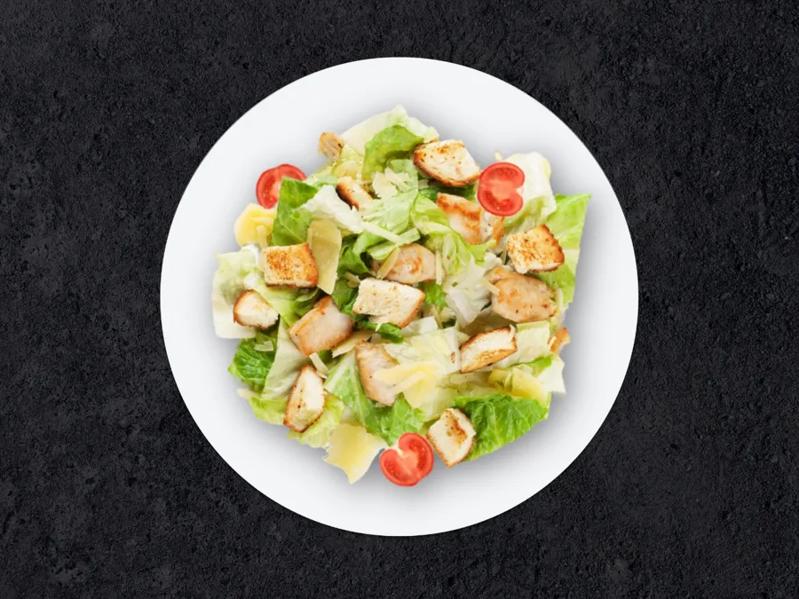 салат Цезарь с курицей